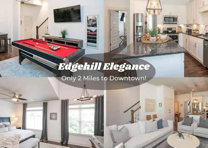 Spacious W Bar & Pool Table & Garage Near Belmont