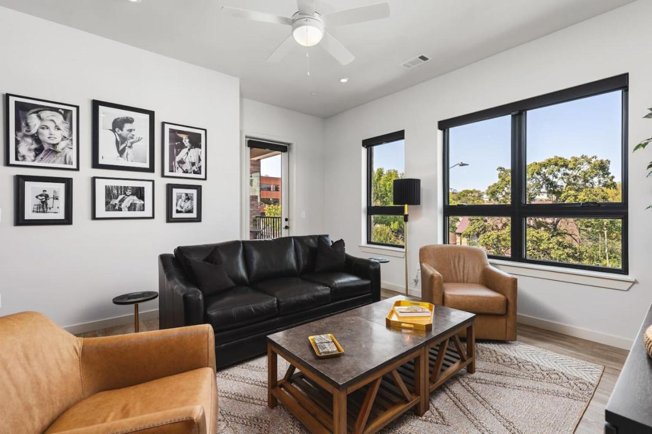 Apartment Upscale Music Row Corner Unit With Patio Rooftop With View And Gym