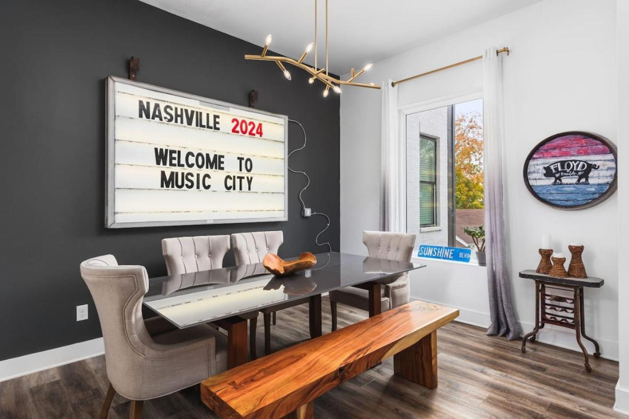 Walk To Geodis Stadium And Restaurants - Rooftop, Garage Nashville