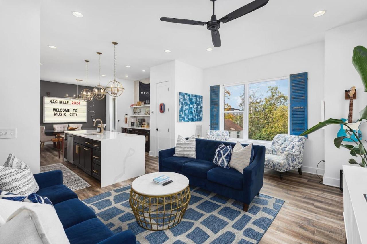 Walk To Geodis Stadium And Restaurants - Rooftop, Garage * Nashville